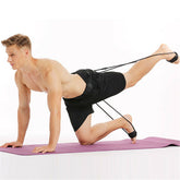 Verstellbares Latex-Widerstandsband für Übungen, Fitness, Yoga, Pilates und Fitnessstudio-Workouts